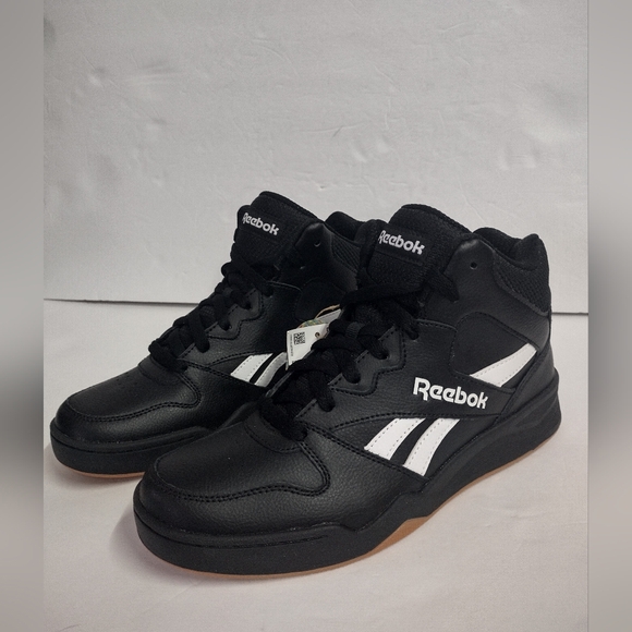 reebok royal bb4500 Core Black Cloud White High Men's Size 7 NEW! 🔥 - Picture 8 of 9